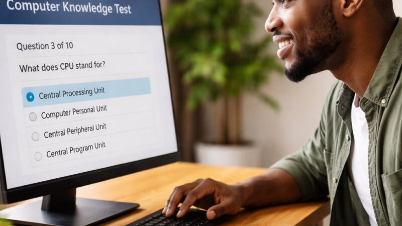 Évaluez vos connaissances en informatique avec notre test interactif